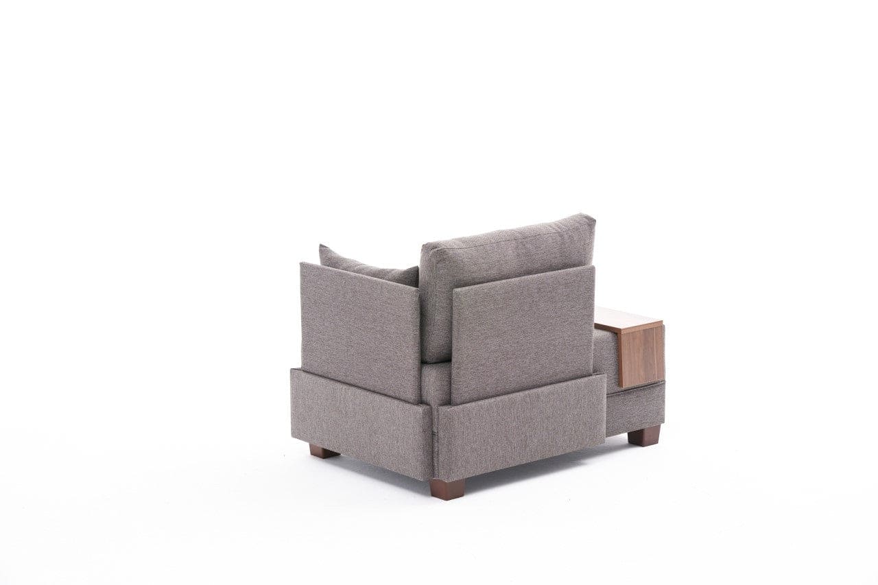 Fly Armchair Left - Grey