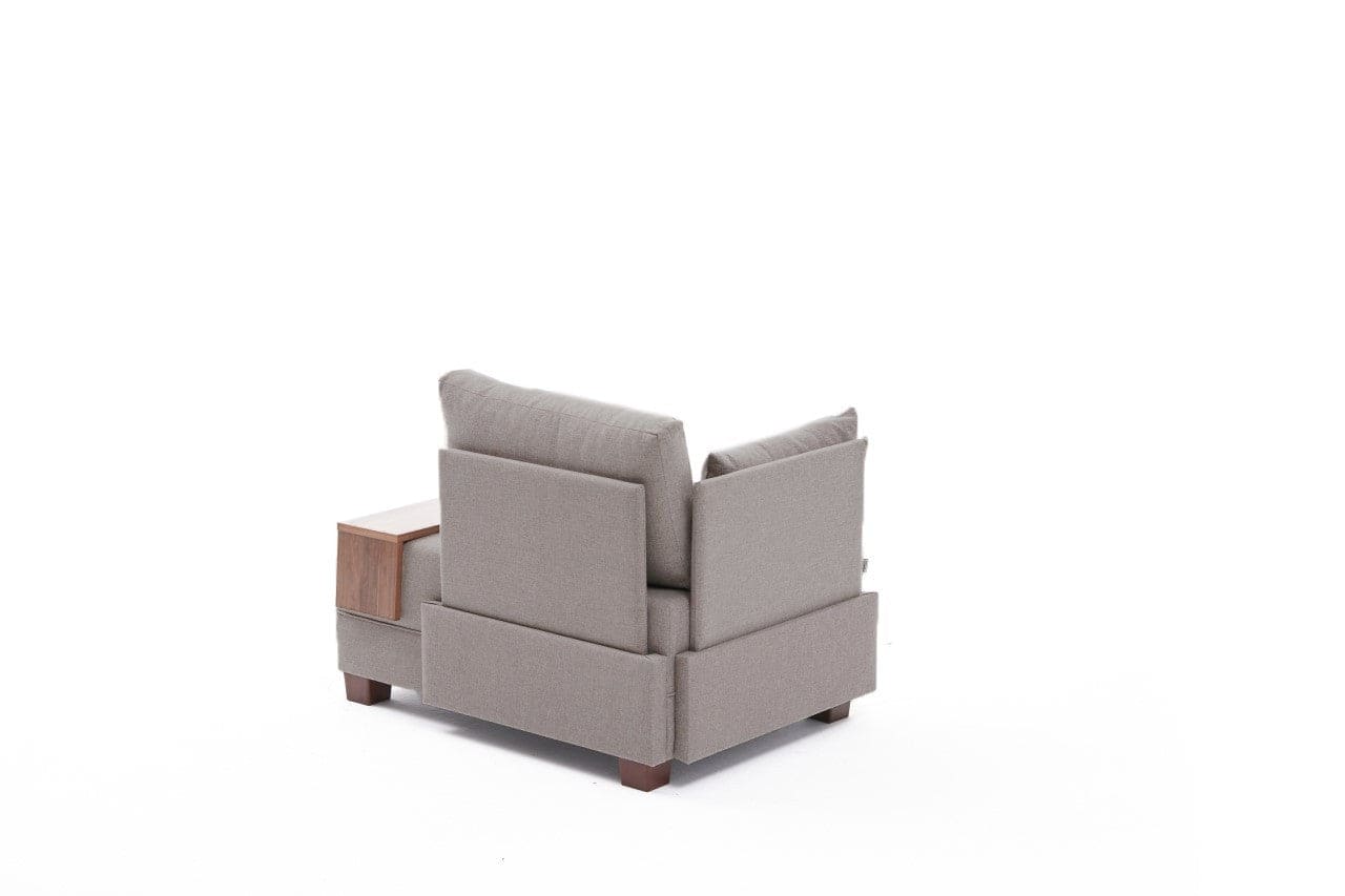 Fly Armchair Left - Grey