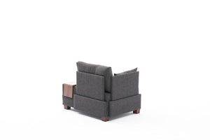 Fly Armchair Left - Grey