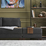 Fly Corner Sofa Bed Left - Brown