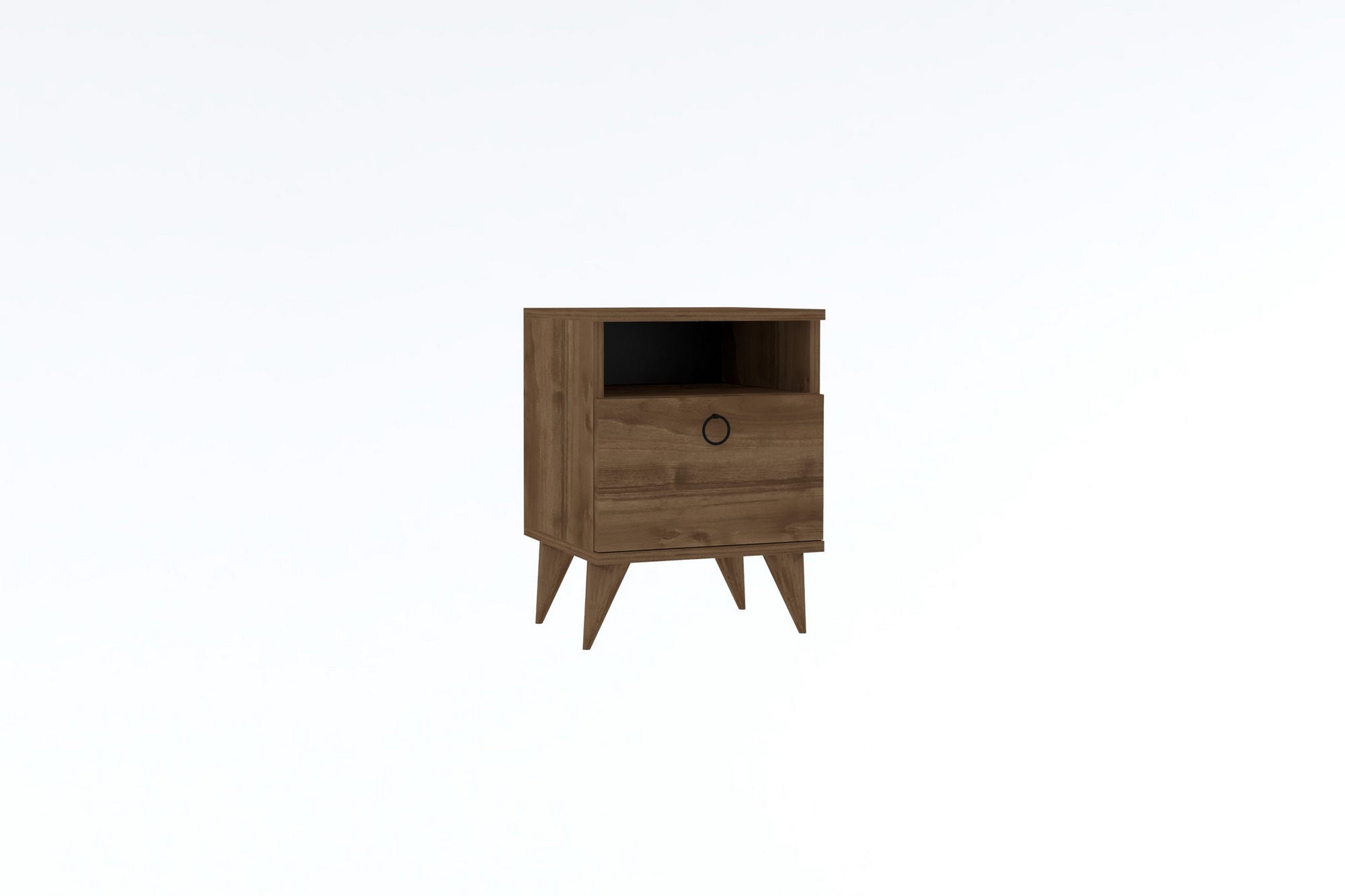 Nightstand Barlo - Walnut