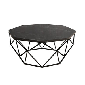 Coffee Table Diamond - Black Marble