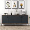 Console Table Kiev - Walnut, Anthracite