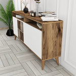 Console Table Milan 160 - Walnut, White