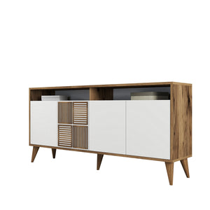 Console Table Milan 160 - Walnut, White