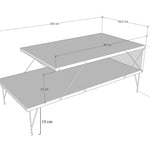 Coffee Table Loire - Anthracite