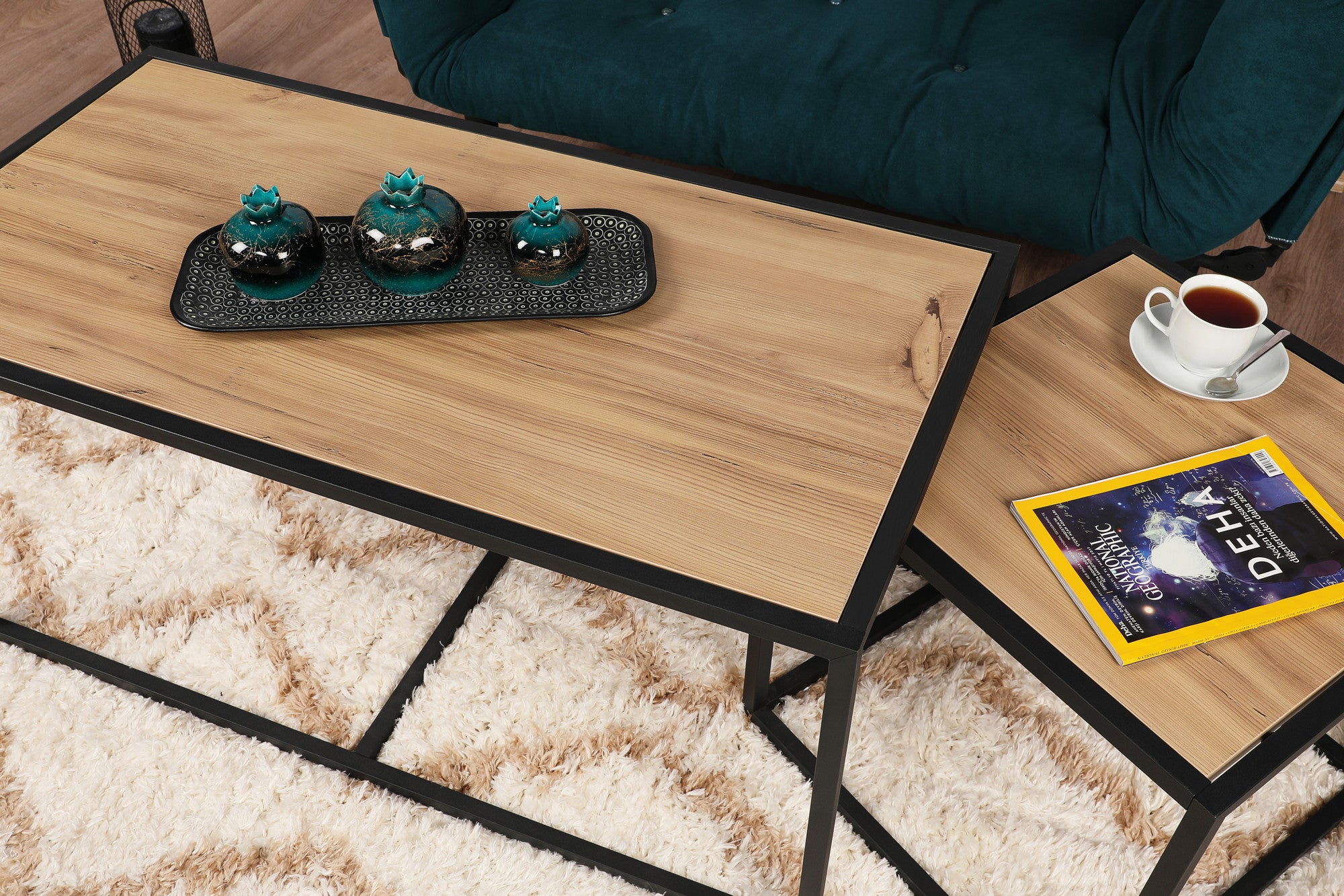 Coffee Table Set Atlantis - Oak