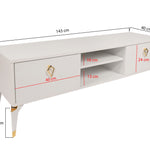 TV Stand Posh - White