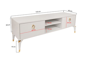 TV Stand Posh - White