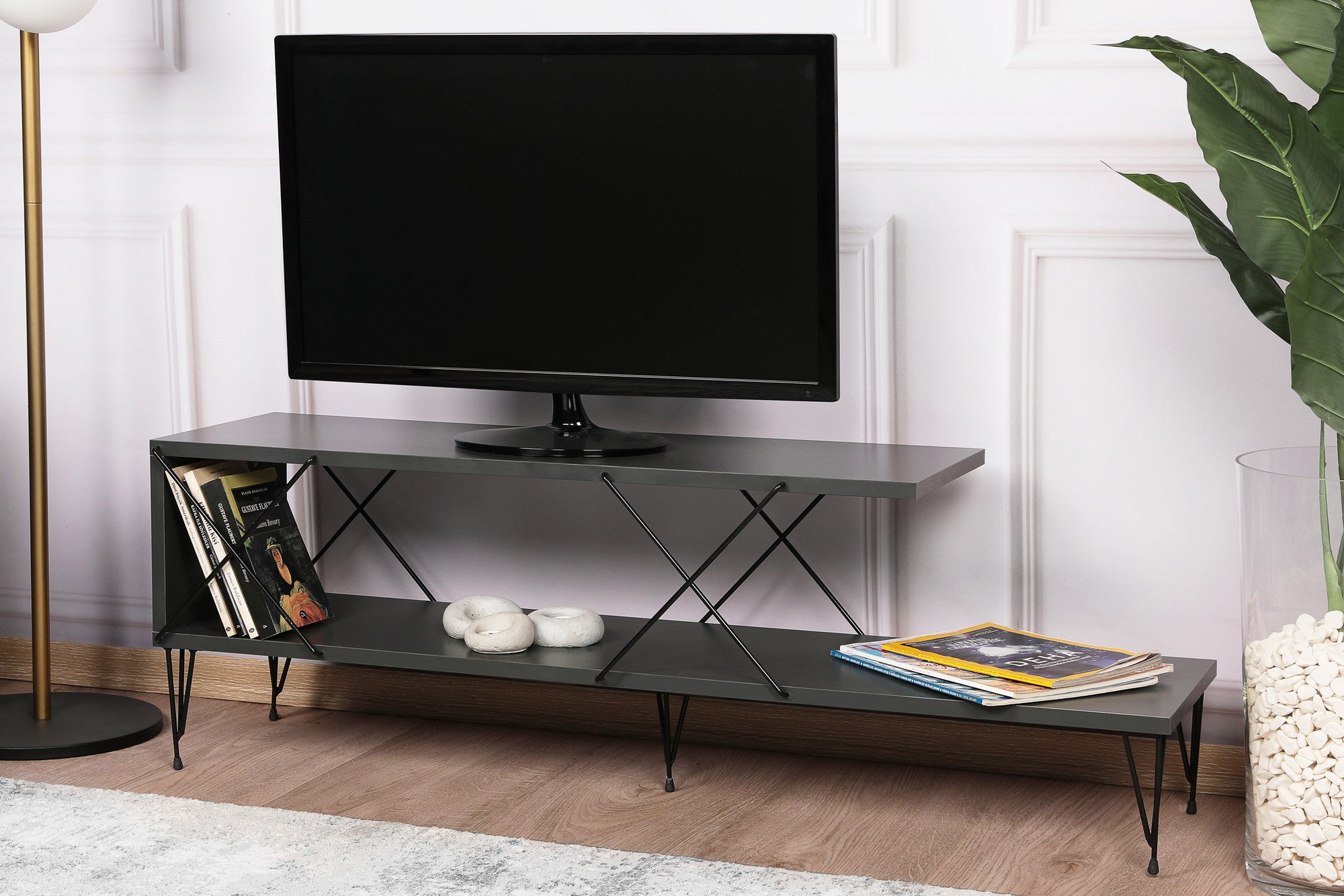 TV Stand Street - Anthracite