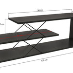 TV Stand Zigzag - Anthracite