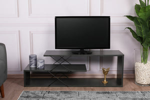 TV Stand Zigzag - Anthracite