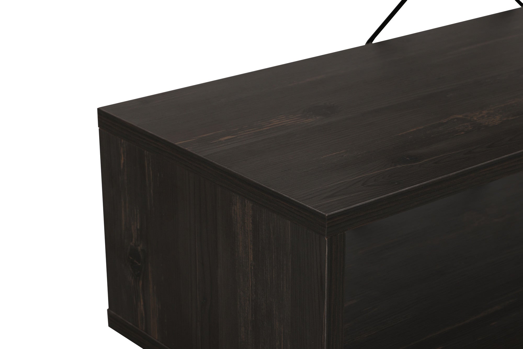 TV Stand Zigzag - Dark Brown