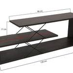 TV Stand Zigzag - Dark Brown