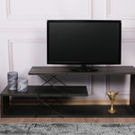 TV Stand Zigzag - Dark Brown