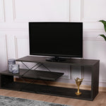 TV Stand Zigzag - Dark Brown