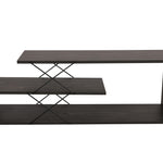 TV Stand Zigzag - Dark Brown