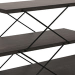 TV Stand Zigzag - Dark Brown