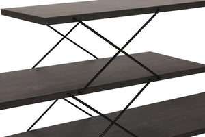 TV Stand Zigzag - Dark Brown