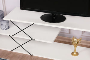 TV Stand Zigzag - White
