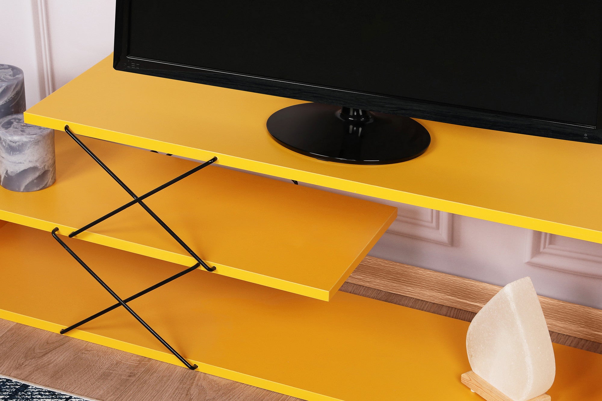 TV Stand Zigzag - Yellow