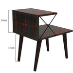 Nightstand Cross - Dark Brown