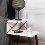 Nightstand Cross - White