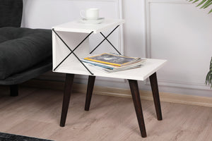 Nightstand Cross - White