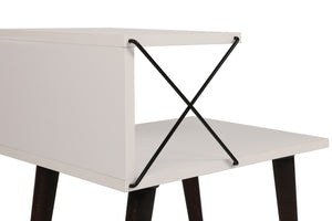 Nightstand Cross - White