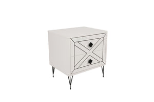 Nightstand Luna - White