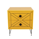 Nightstand Luna - Yellow