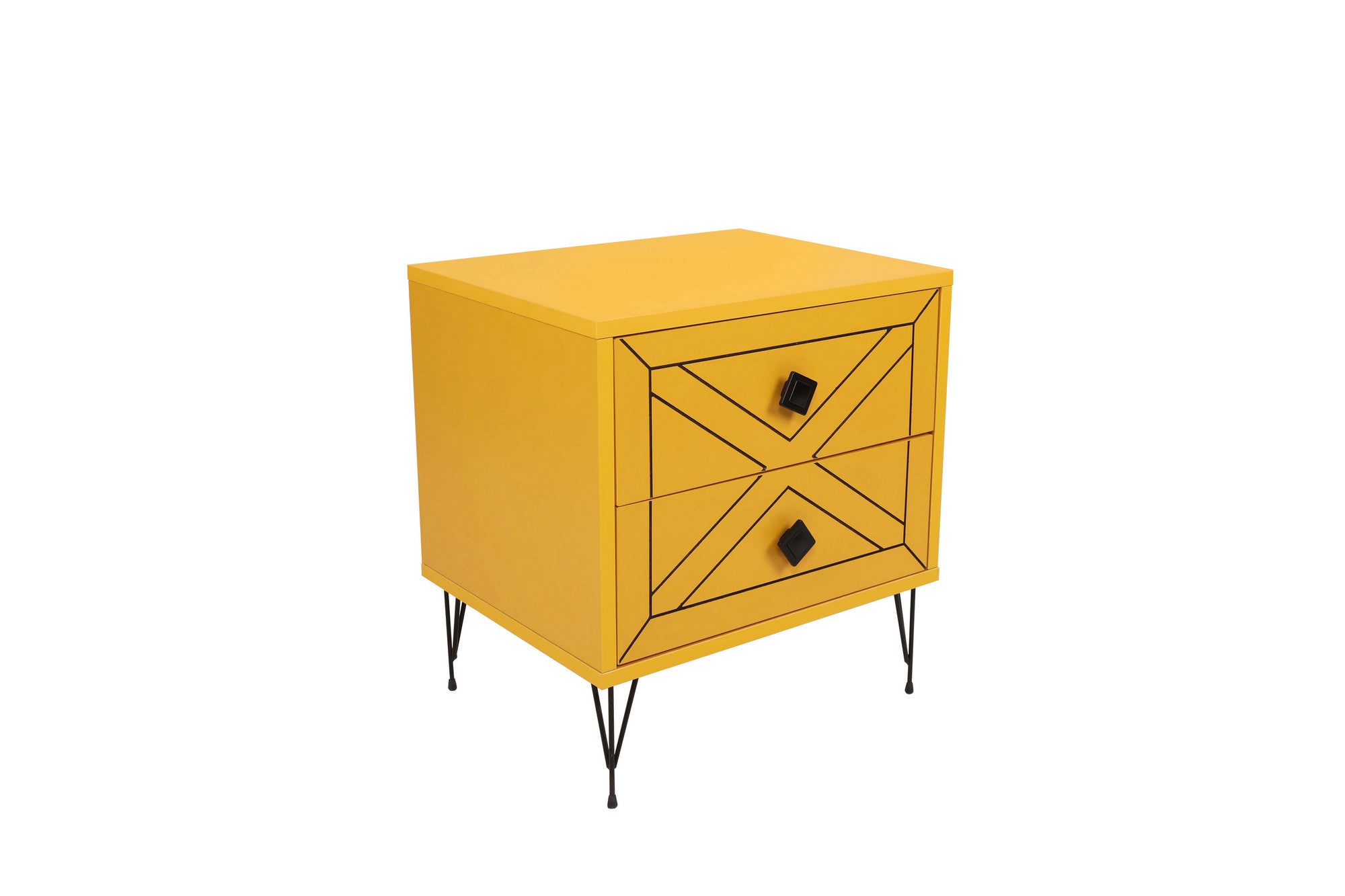 Nightstand Luna - Yellow