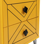 Nightstand Luna - Yellow