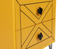 Nightstand Luna - Yellow