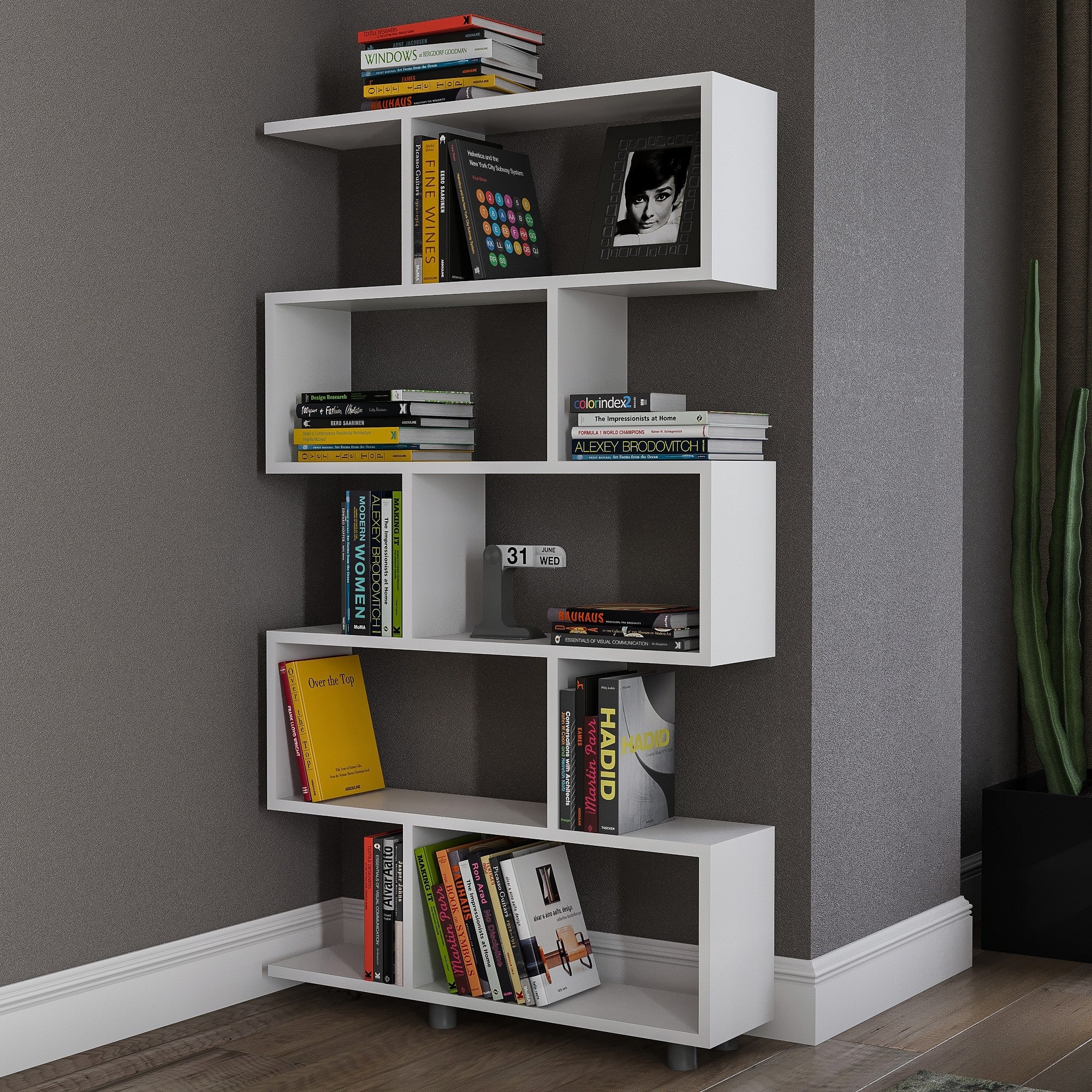 Bookshelf Elif - White