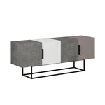 TV Stand Tontini - Grey White Light Mocha