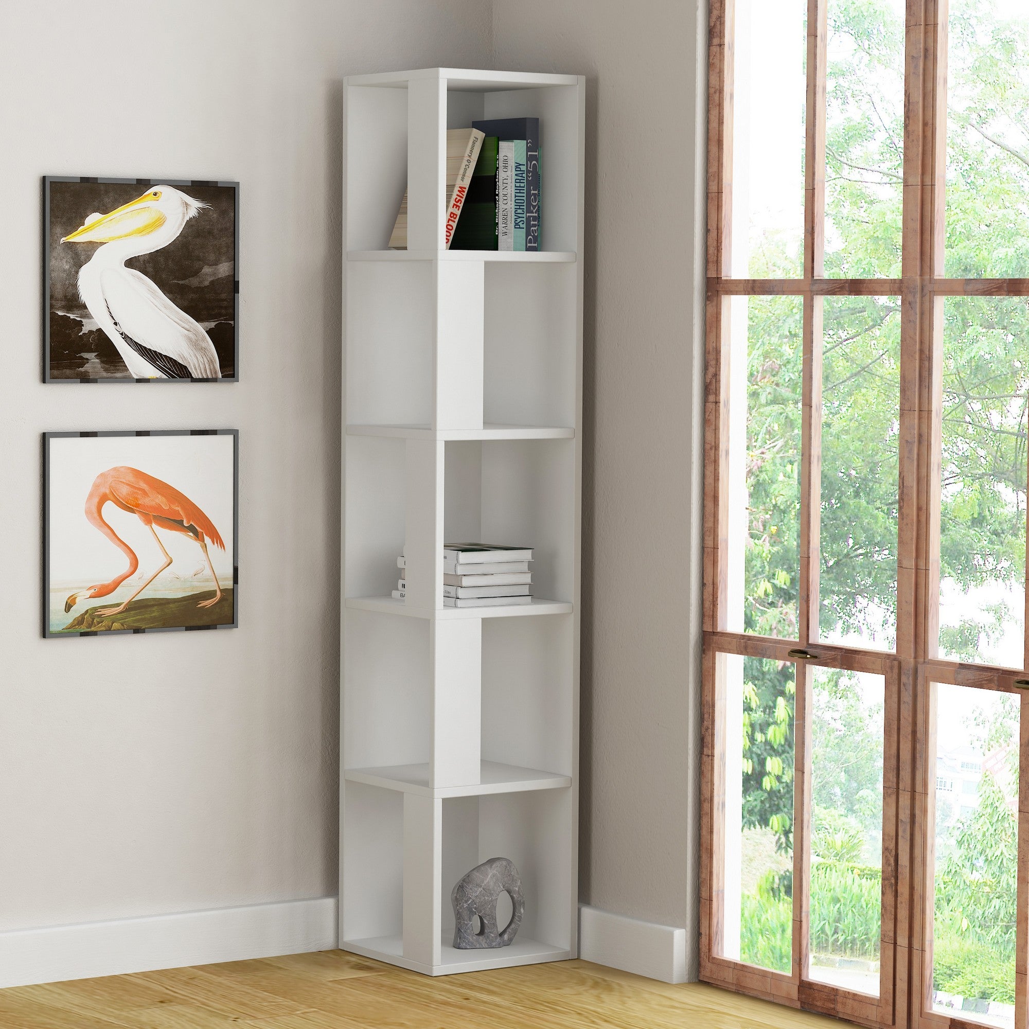 Bookshelf Piano - White