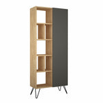 Bookshelf Jedda Bookcase - Oak, Anthracite