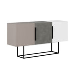 Console Table Tontini - Grey, White, Light Mocha