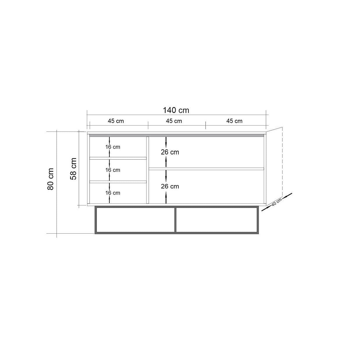 Console Table Quantum Mare