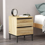 Nightstand LV25-KL - Oak Black