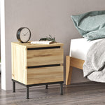 Nightstand LV25-KL - Oak Black