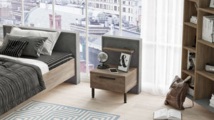 Nightstand HM5 - CG Brown Grey