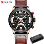 Curren Mens Watch with Chronograph with Box