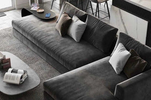 Faraai L Shape Couch- Grey