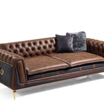 Briaton Avante Guade Luxury Leather 3 seater Sofa.