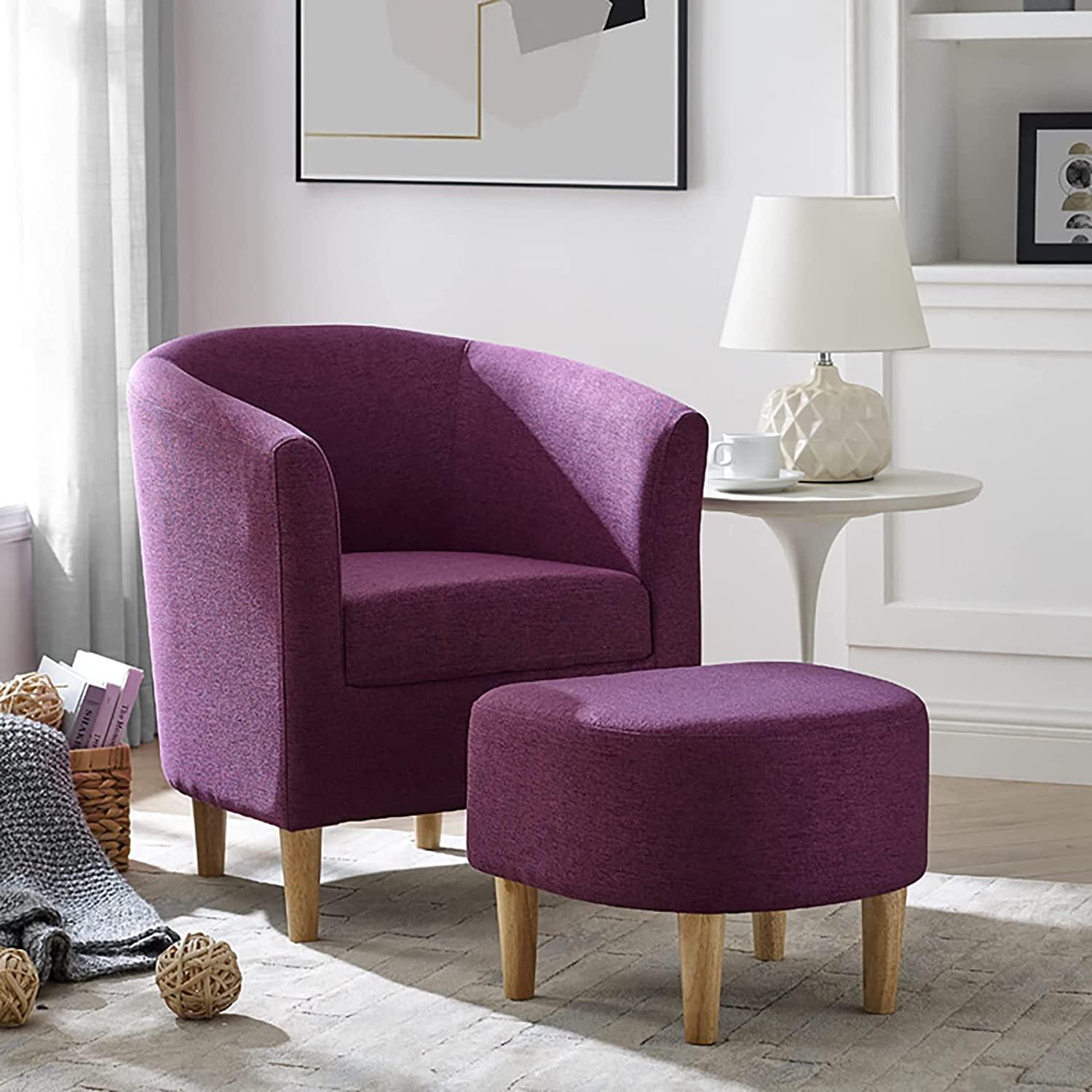 FIO Accent Chair with Ottoman - Figure  It Out Furniture