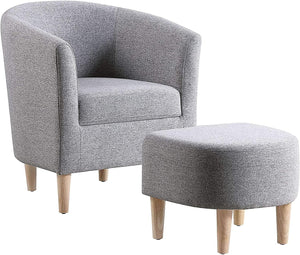 FIO Accent Chair with Ottoman - Figure  It Out Furniture