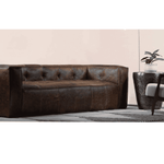 Figure It Out Tanned Buffalo Faux Leather - Brown - Figure  It Out Furniture