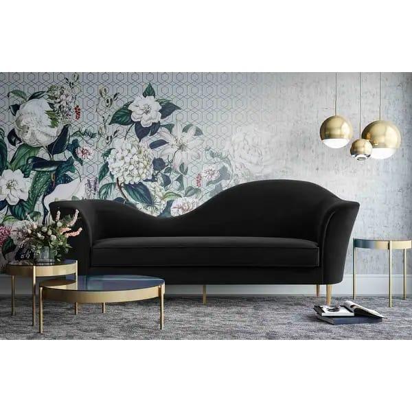 Modern Turquois Green 3 Seater Sleigh Couch - Figure  It Out Furniture